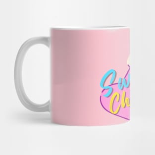 Retro Sweet Christmas and Pink sock Mug